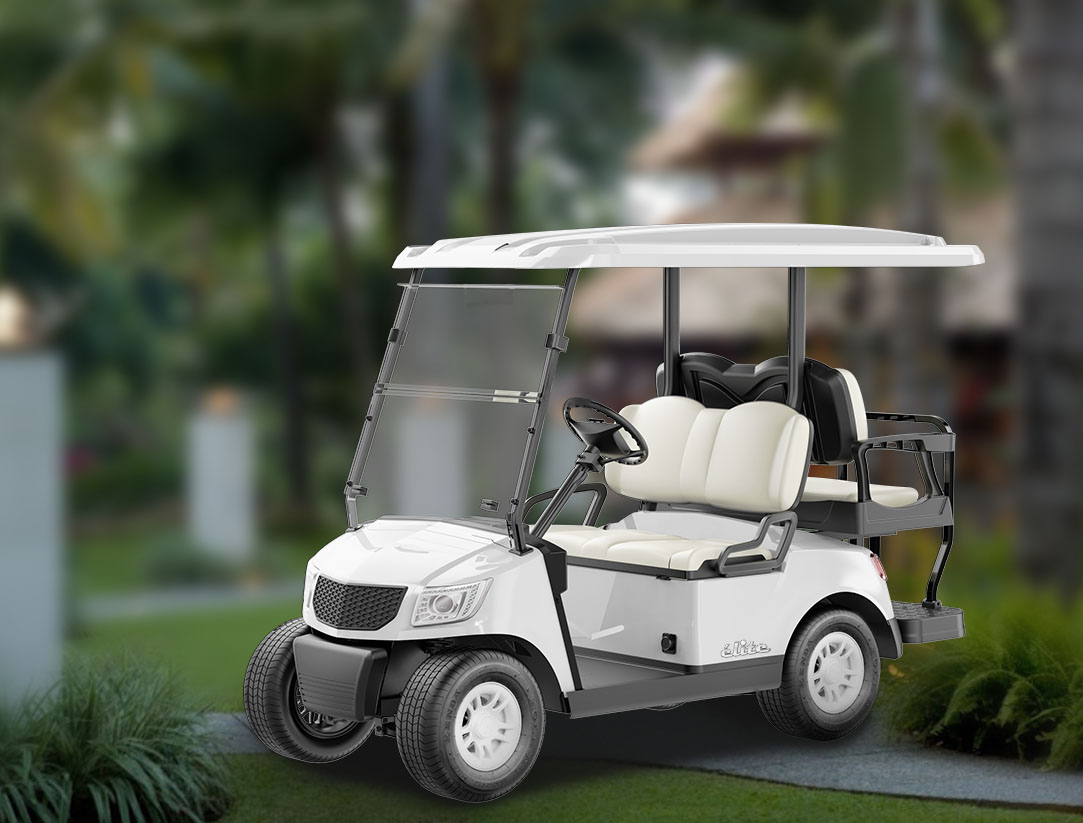 elite golf cart 2+2 seater
